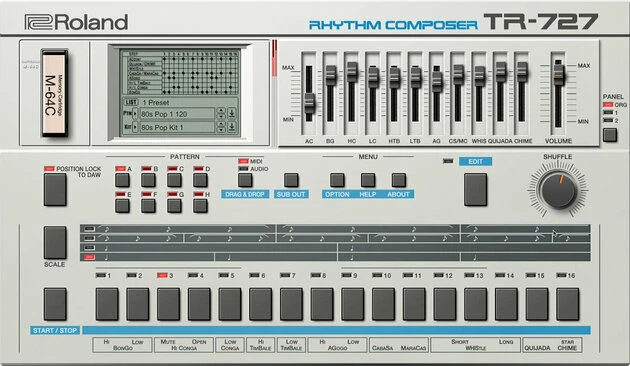 Roland TR-727 (Digital product) Roland TR-727 (Digital Product) -Prominy Shop thumb d gallery base 19bafd40