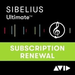 AVID Sibelius 1Y Updates+Support (Renewal) (Digital Product)