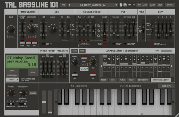 TAL SOFTWARE BassLine-101 (Digital product) TAL SOFTWARE BassLine-101 (Digital Product) -Prominy Shop thumb d gallery base c5a76bf7