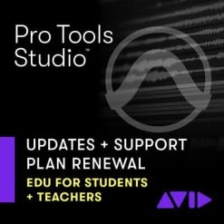 AVID Pro Tools Studio Perpetual Annual Updates+Support - EDU Students And Teachers (Renewal) (Digital Product)